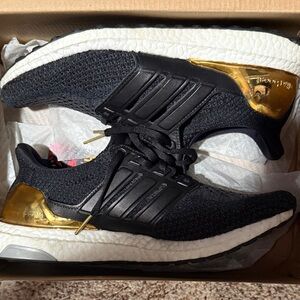 adidas Black and Gold Athletic Shoes